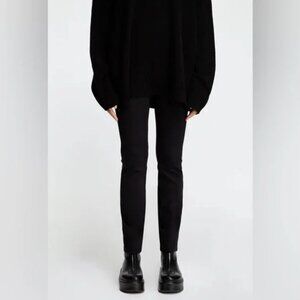 The Row Skinny Leg Pant Black Size Medium NWT